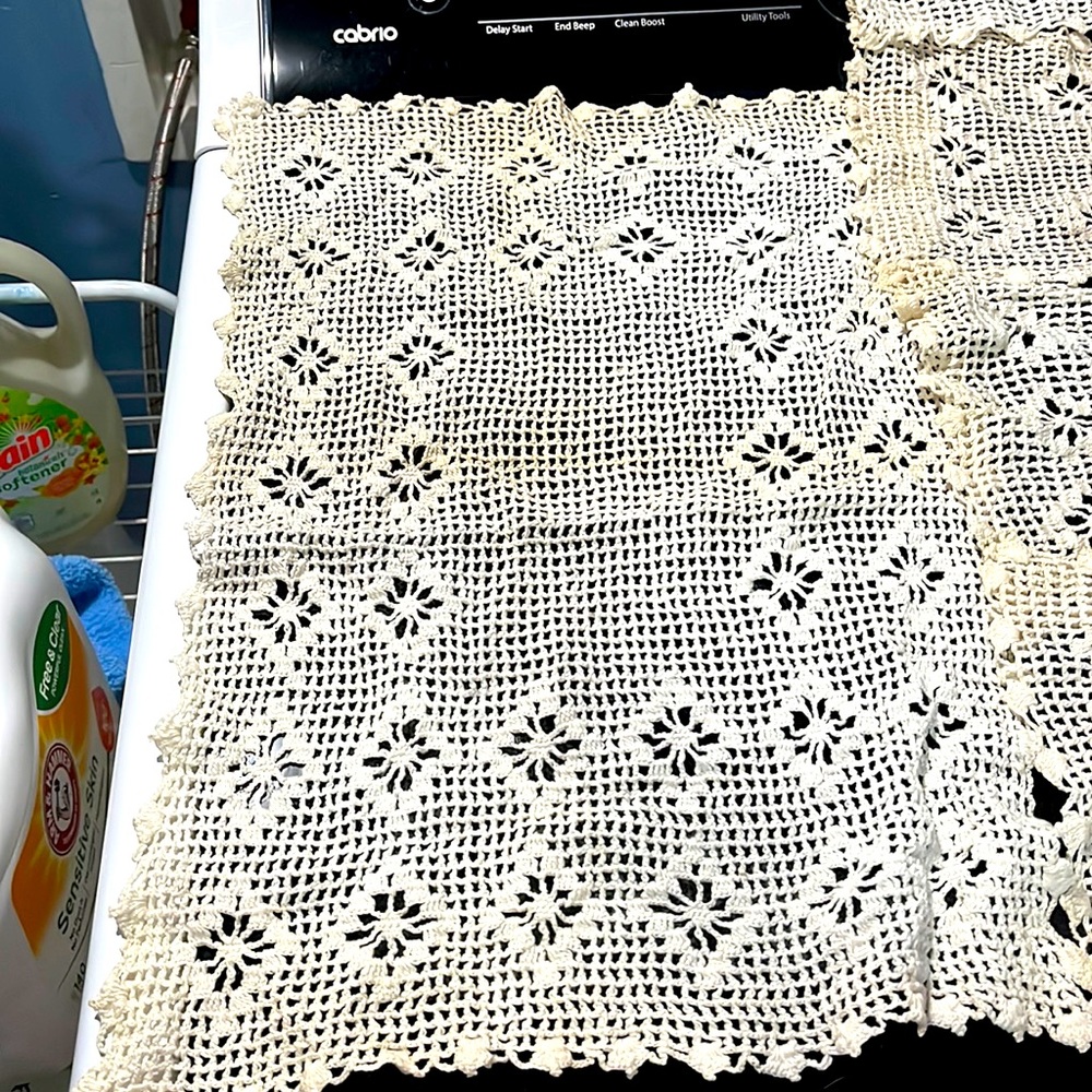 Doilies. From 1950s